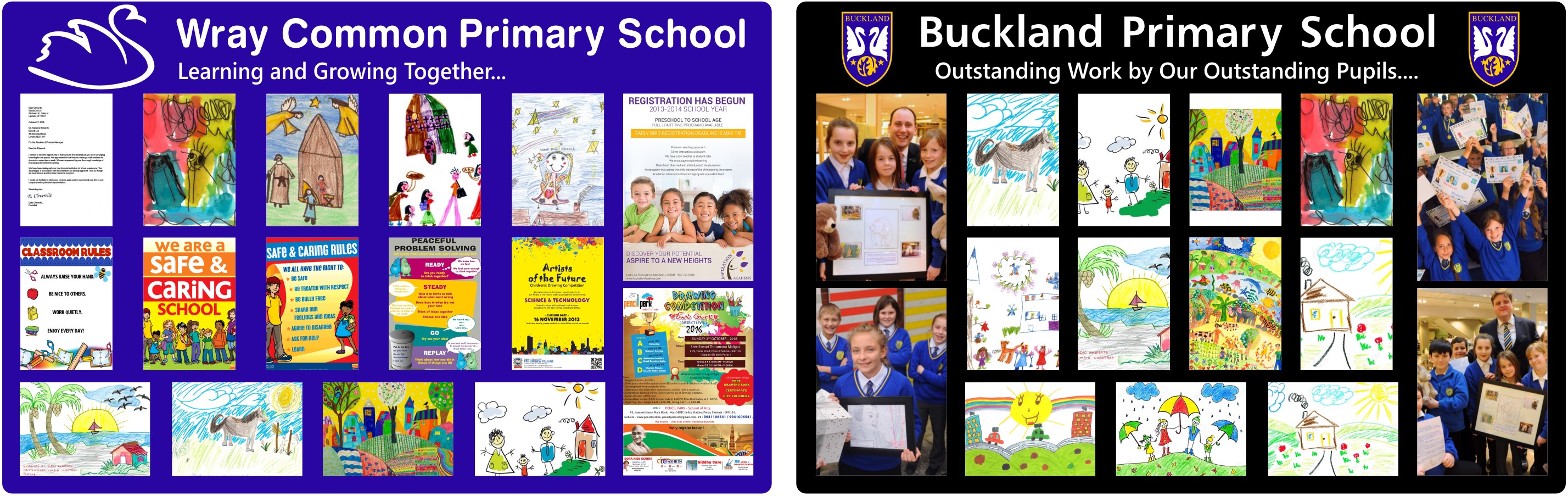 The School Wall Display Panels Signs 4 Schools